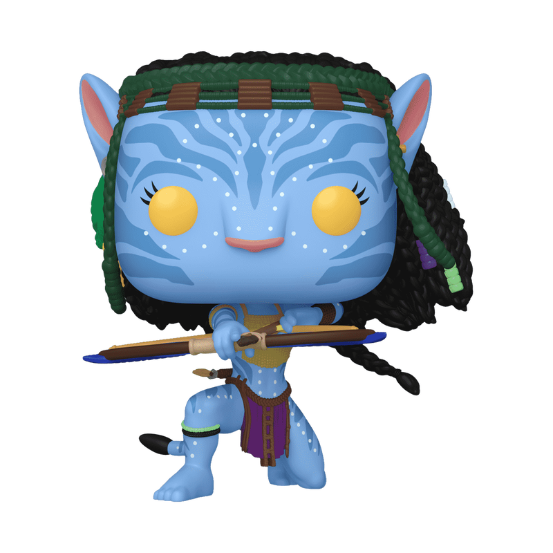 Return to Pandora with Pop! Neytiri! She has built a life for herself with Jake Sully, and now she is determined to protect their family from danger in your collection. Bring home the wonders and adventures of Avatar: The Way of Water with this battle-ready Pop! Neytiri as she journeys to the coastal realm of the Metkayina clan. Vinyl figure is approximately 3.55-inches tall.